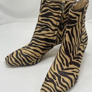 Animal Print Booties